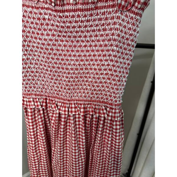 Kate Spade Gingham Midi Dress size L large - Picture 4 of 6